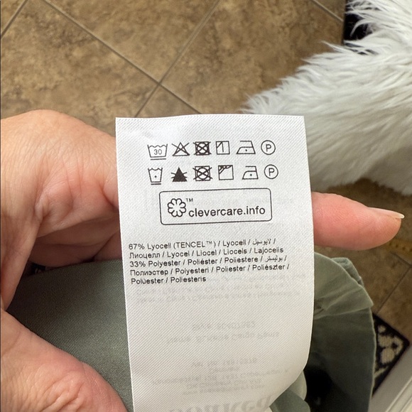 NEW Soaked In Luxury Kellie Cargo Trousers, Green large - Picture 15 of 15